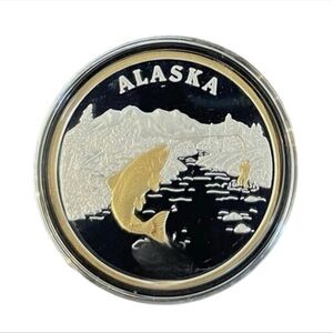 Alaska Mint 2018 Limited Edition Fishing Sportsmen Medallion.